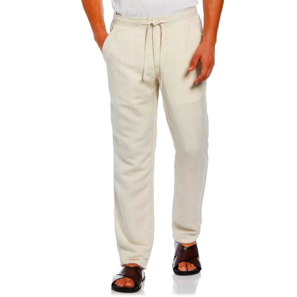 NWT Men's Cubavera Linen Drawstring Pants
